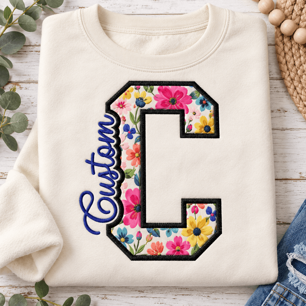 Embroidery digitizing sample - Custom Knockout Applique